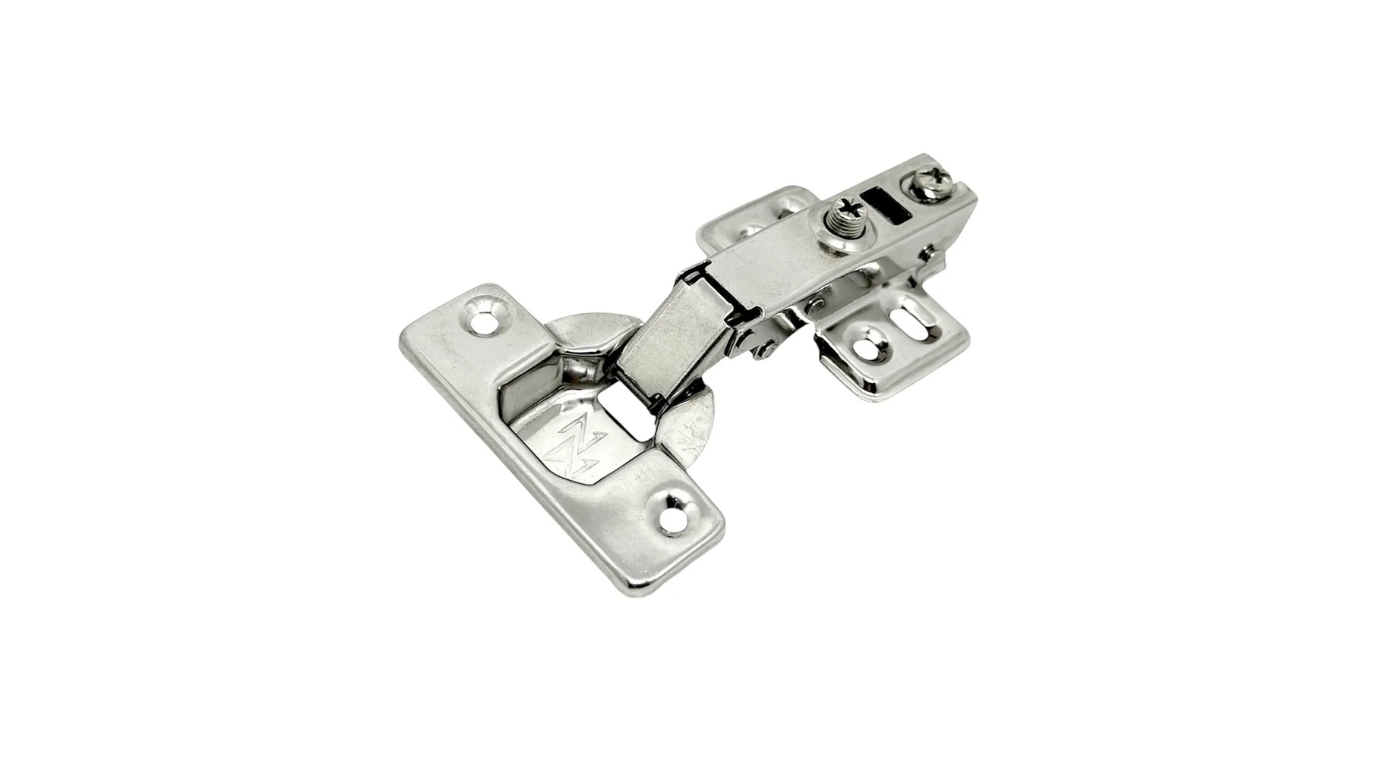 Dobradiça em aço inox com amortecimento